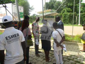 Visite des stands de l'ESMER